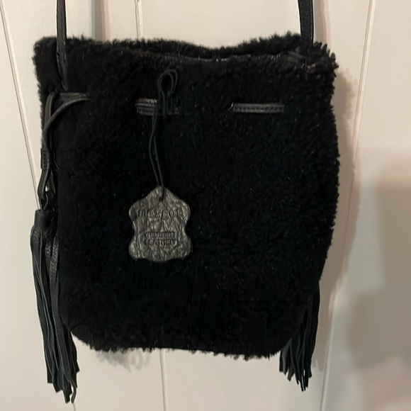 MARGOT Sherpa fleece purse black - Picture 2 of 7